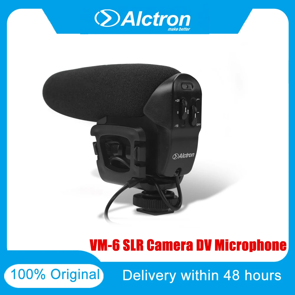 

Внешний конденсаторный микрофон Alctron для камеры SLR DV