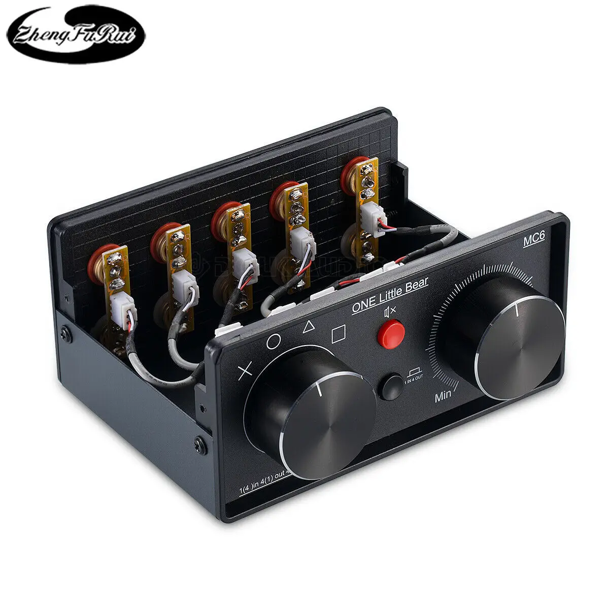

HiFi level 4-channel 4-channel audio switcher RCA 4 in 1 out, 1 in 4 out converter MC6 ALPS