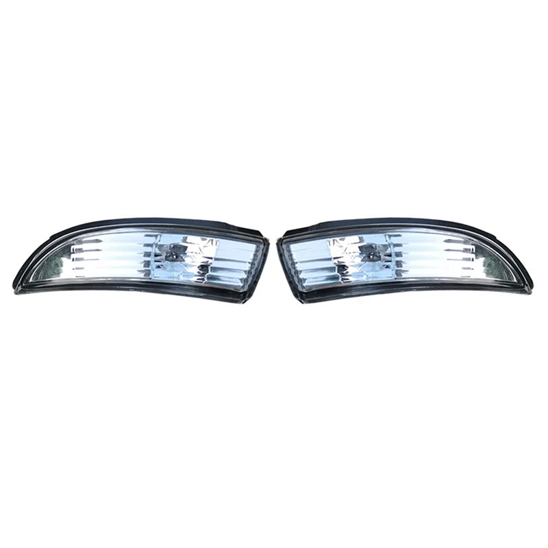 

Pair Side Rear View Mirror Turn Signal Light No Bulb Housing Cover for Ford Fiesta FIESTA MK8 08-14