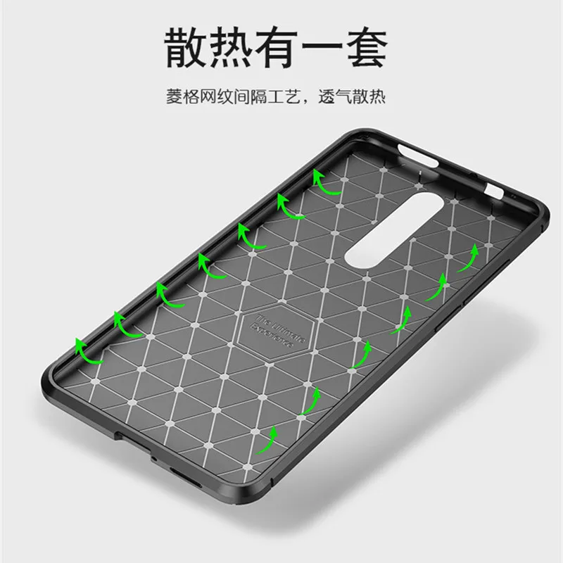 Чехол из углеродного волокна для Xiaomi Mi 8 Explorer высококачественный чехол с алмазной