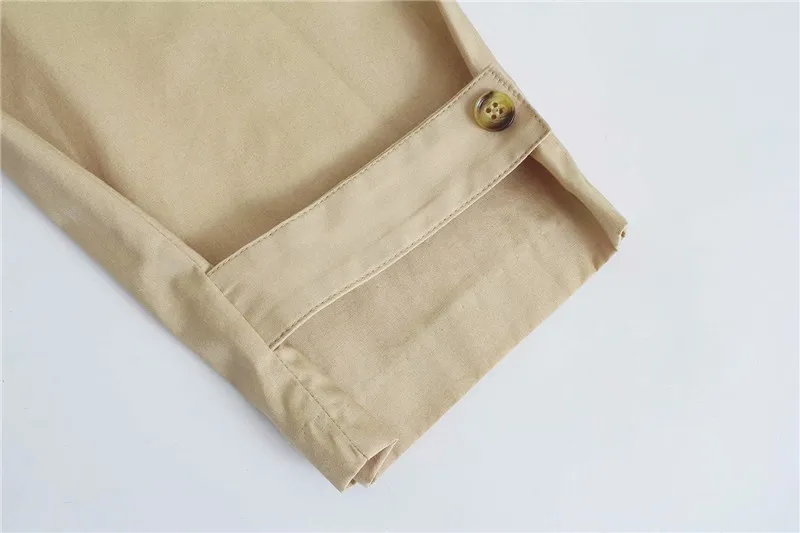 

TMODA1469 2021 Women Fashion Double Pockets Patch Elastic Waist Sling Jumpsuits Chic Lady Cargo Pants Casual Business Rompers