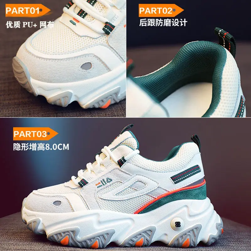 

Timalina Women Boots Round Toe Chunky Sneakers Women 2020 Height Increased Platform Sneakers Ladies Walking Shoes Casual