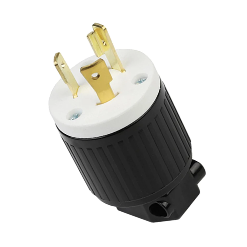L5-20P 20-Amp 125 Vac 3 Pin Male Plug For Generator Cords NON-SLIP # | Автомобили и мотоциклы