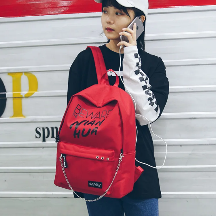 Новый рюкзак в стиле Харадзюку хип хоп мужской/женский для путешествий модный