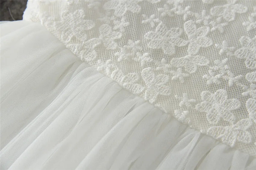 Кружевные платья для крещения малышей Одежда девочек 3 6 12 18 24 месяцев платье