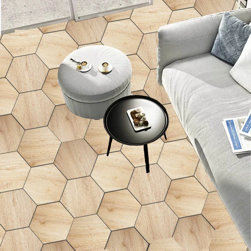 Самоклеящиеся деревянные наклейки для пола и ванной Стикеры имитации