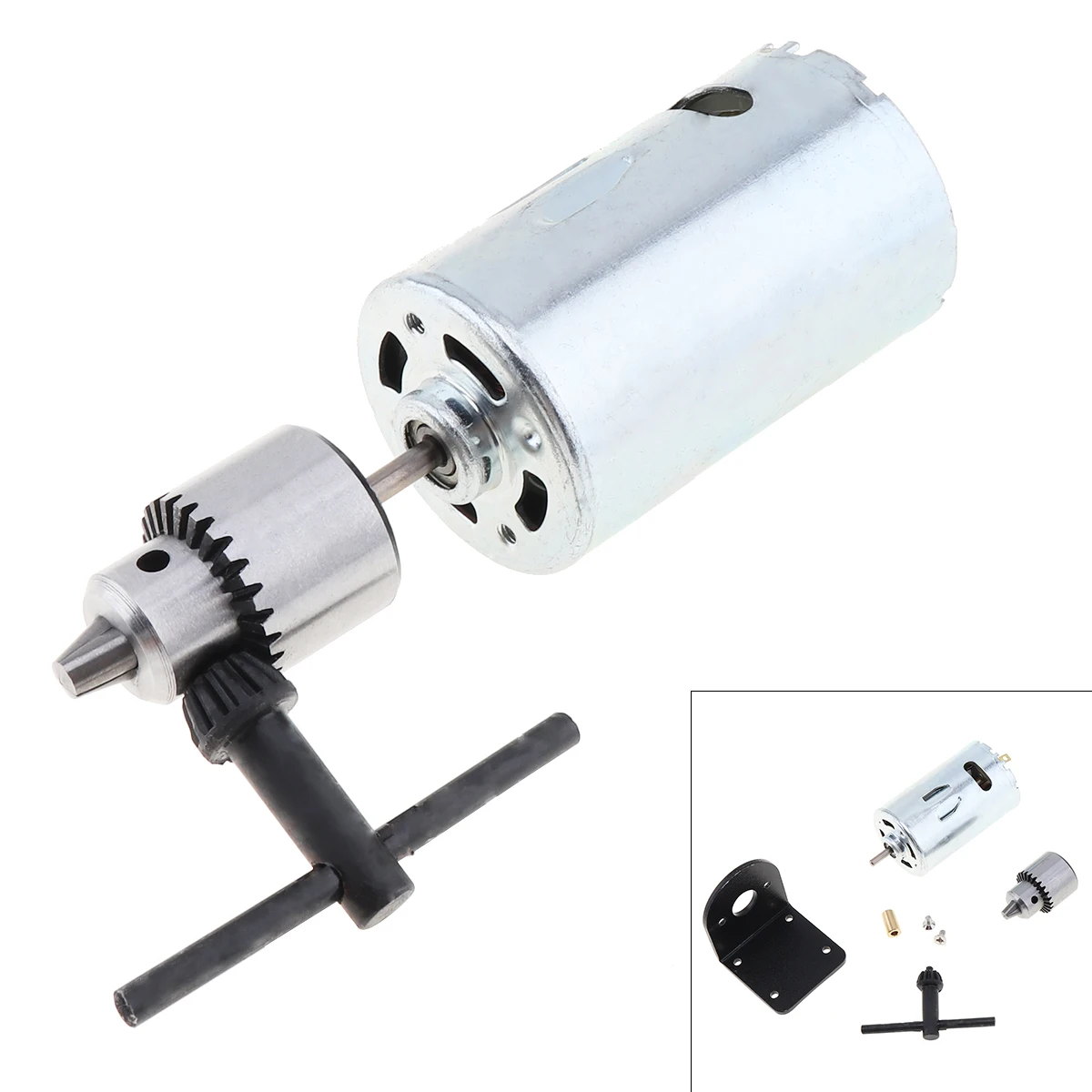 DC 12V-36V 555 мотор настольная сверлильная машина с 0 3-4 мм JTO Чак и монтажный кронштейн