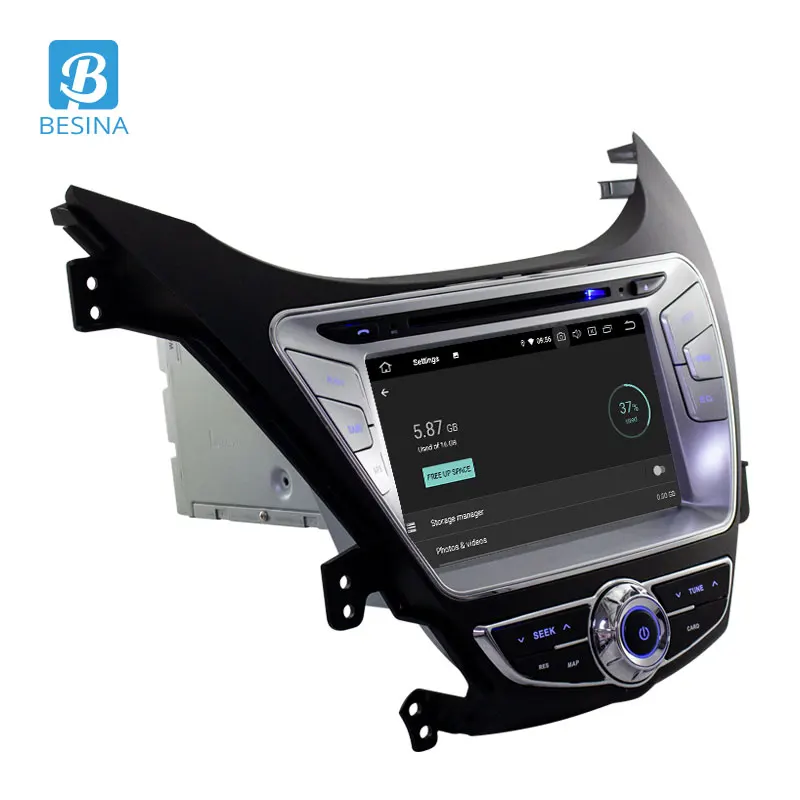 Besina Android 9,0 автомобильный dvd-плеер для HYUNDAI ELANTRA/i35/AVANTE 2010 2011 2012 2013 gps стерео Мультимедиа 2 Din Автомобильный Радио wifi