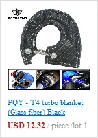 PQY- Полный титан T3 турбо одеяло Турбо тепловой щит подходит: t2 t25 t28 gt28 gt30 gt35 и большинство t3 турбо PQY-TBF03