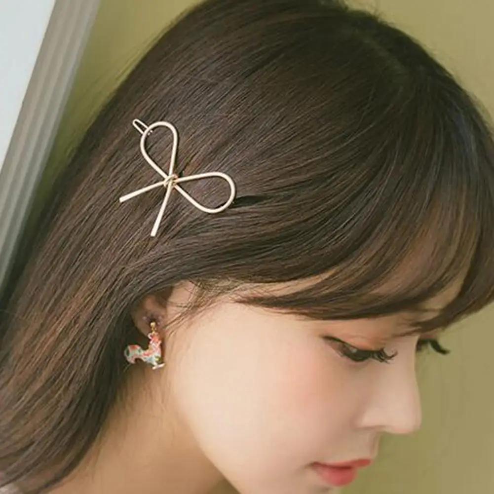 

Hot Sales!!! Hair Pin Bowknot shaped Compact 2 Colors Cute Hair Pin for Party Wholesale Dropshipping New Arrival