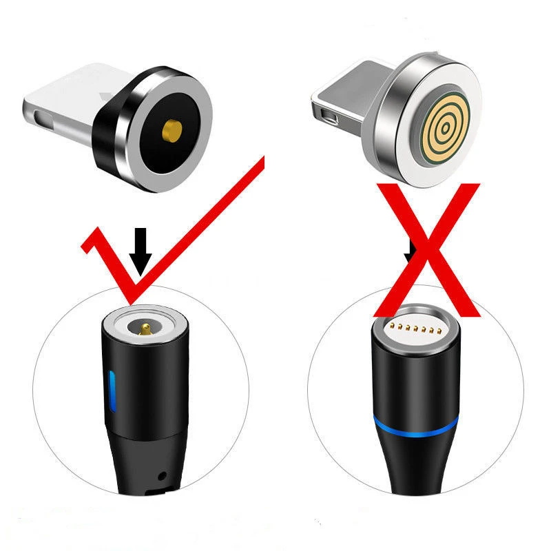 Магнитный USB-кабель для зарядки iPhone 5 шт |