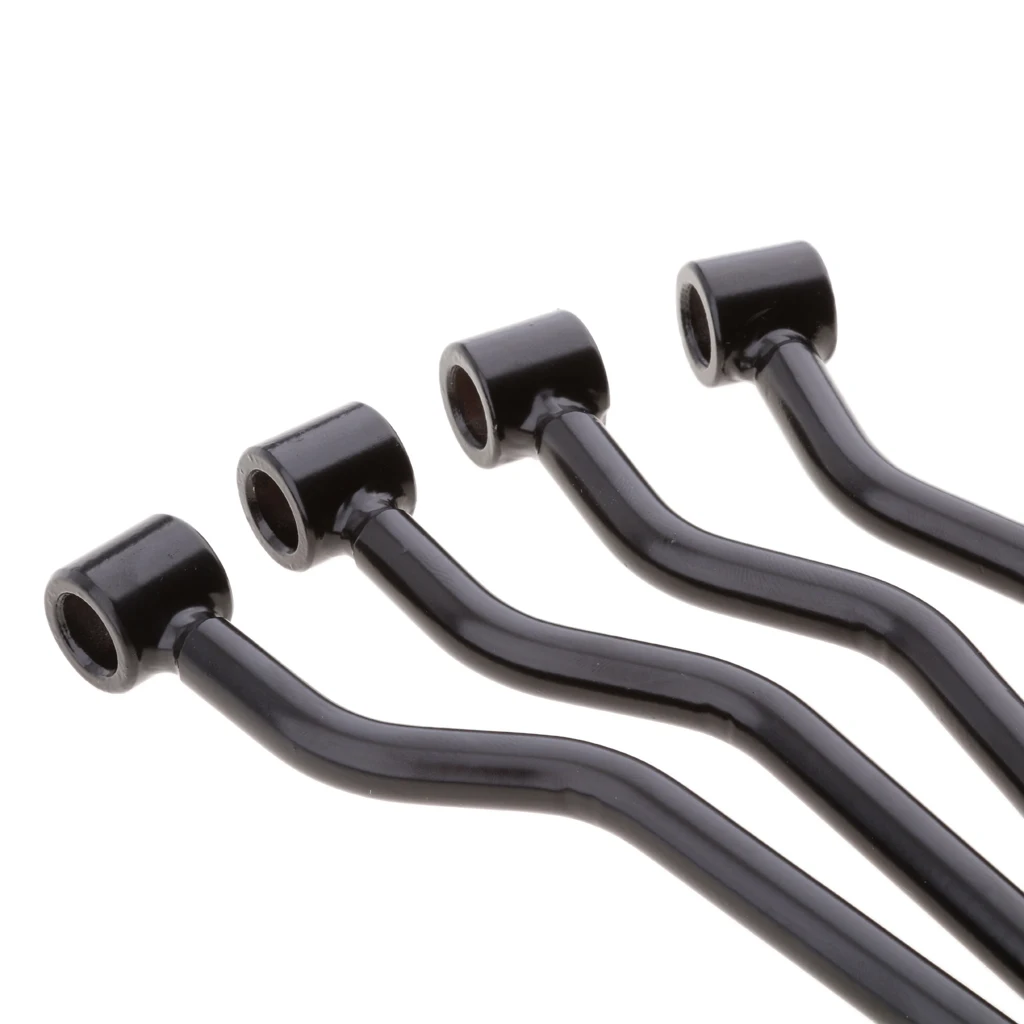 

1 Set Motorcycle Saddlebag Black Metal Support Bars Mounts Brackets