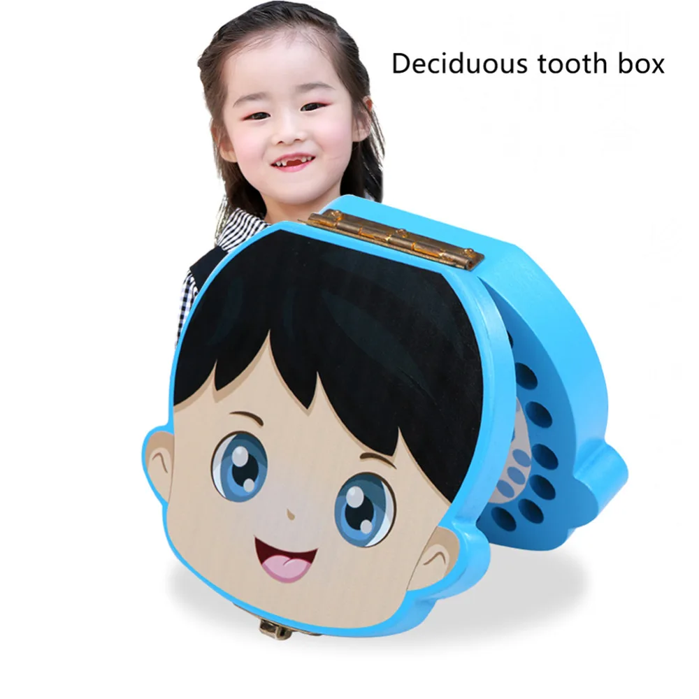 Коробка для хранения молочных зубов ребенка Kid Wood.