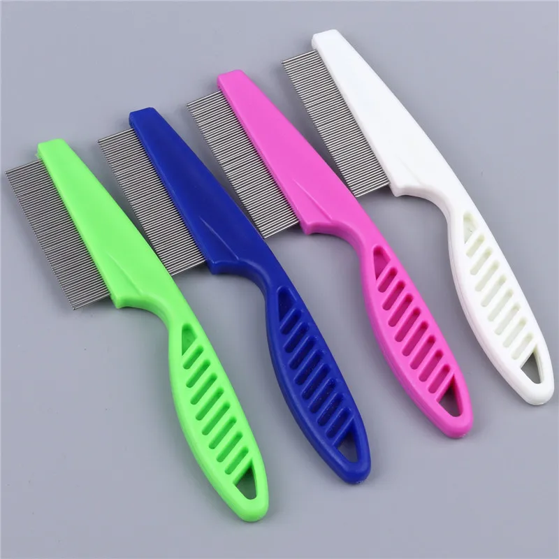 

New Pet Animal Care Comb Protect Flea Comb for Cat Dog Pet Stainless Steel Comfort Flea Hair Grooming Comb
