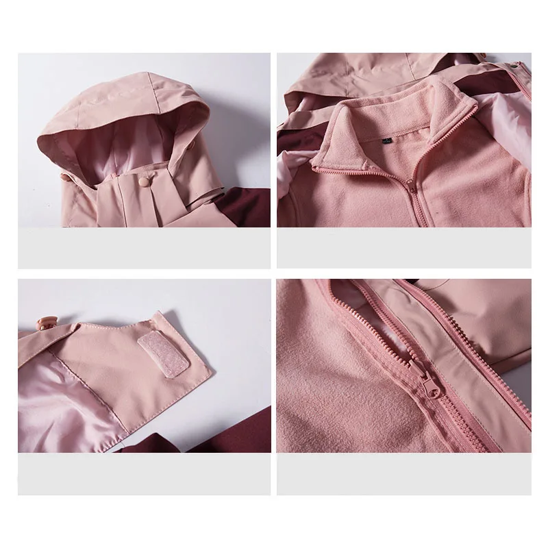 Женская зимняя водонепроницаемая походная куртка горнолыжная ветровка для