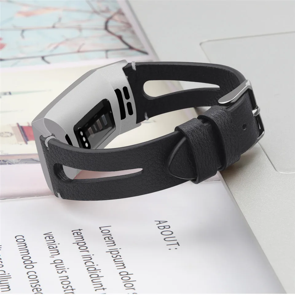 Кожаный ремешок Essidi для смарт-часов Fitbit Charge 3 4 5 SE сменный браслета | Электроника