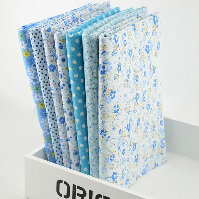 Хлопчатобумажная ткань для скрапбукинга 7 шт./лот 50 см * см|patchwork quilt fabric|quilting