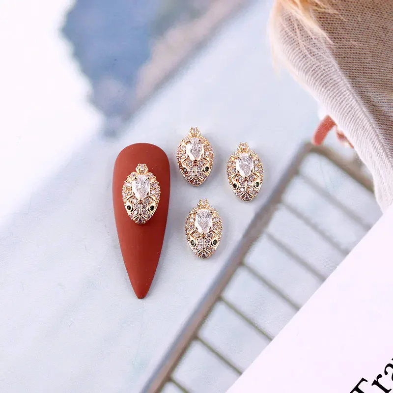 

10pcs TN5065 Alloy Zircon animal Nail Art Crystals nail jewelry Rhinestone nails accessories supplies nail decorations charms