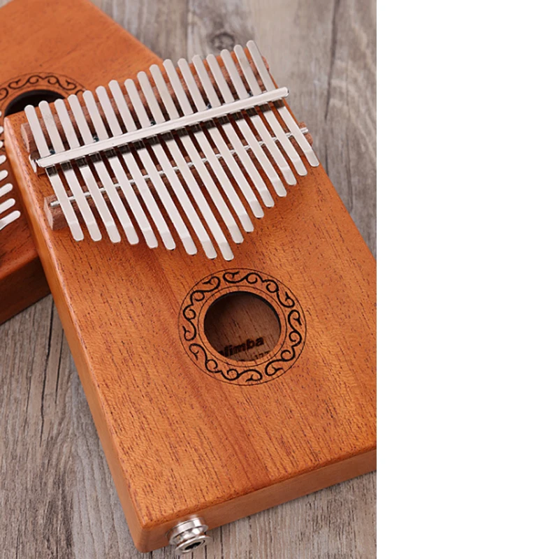 17 клавиш калимба с электрической коробкой африканское красное дерево акации