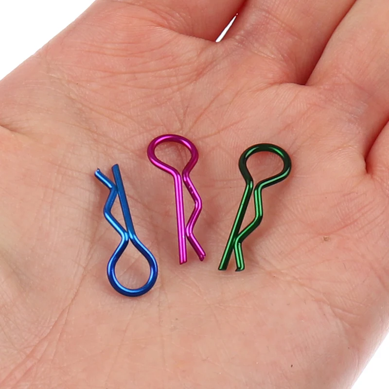 10 шт. RC автомобиль черный металлический чехол зажимы шпильки R Форма для Traxxas TRX4 1/10