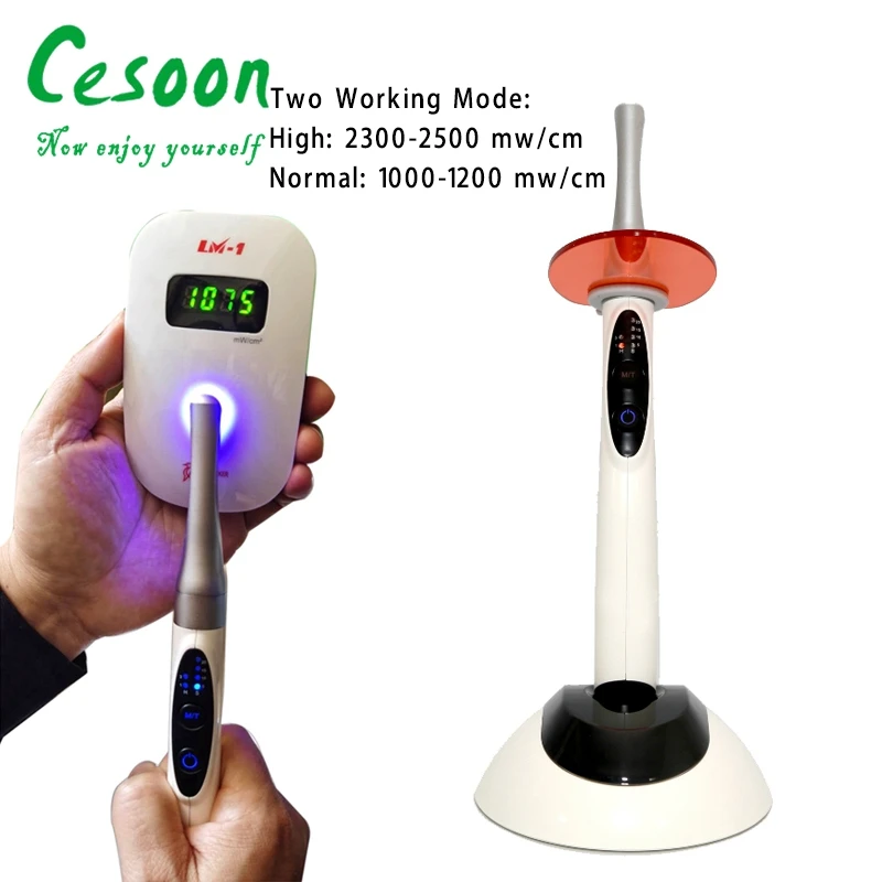 Беспроводная Светодиодная лампа для полимеризации зубов 1 сек 2300 МВт | Красота и