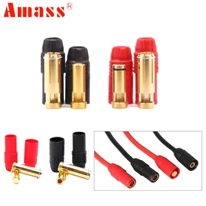 Штекер Amass AS150, штекер-гнездо, разъем с защитой от искр, 7 мм, позолоченный штекер типа 