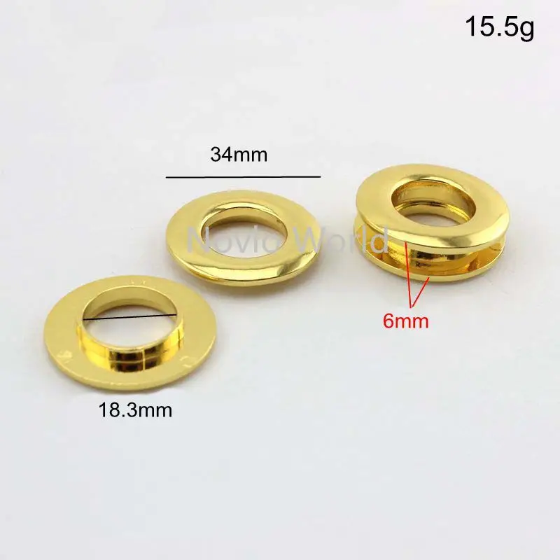 4 шт. тест вида цветов высокое качество Металлические Люверсы с люверсами для