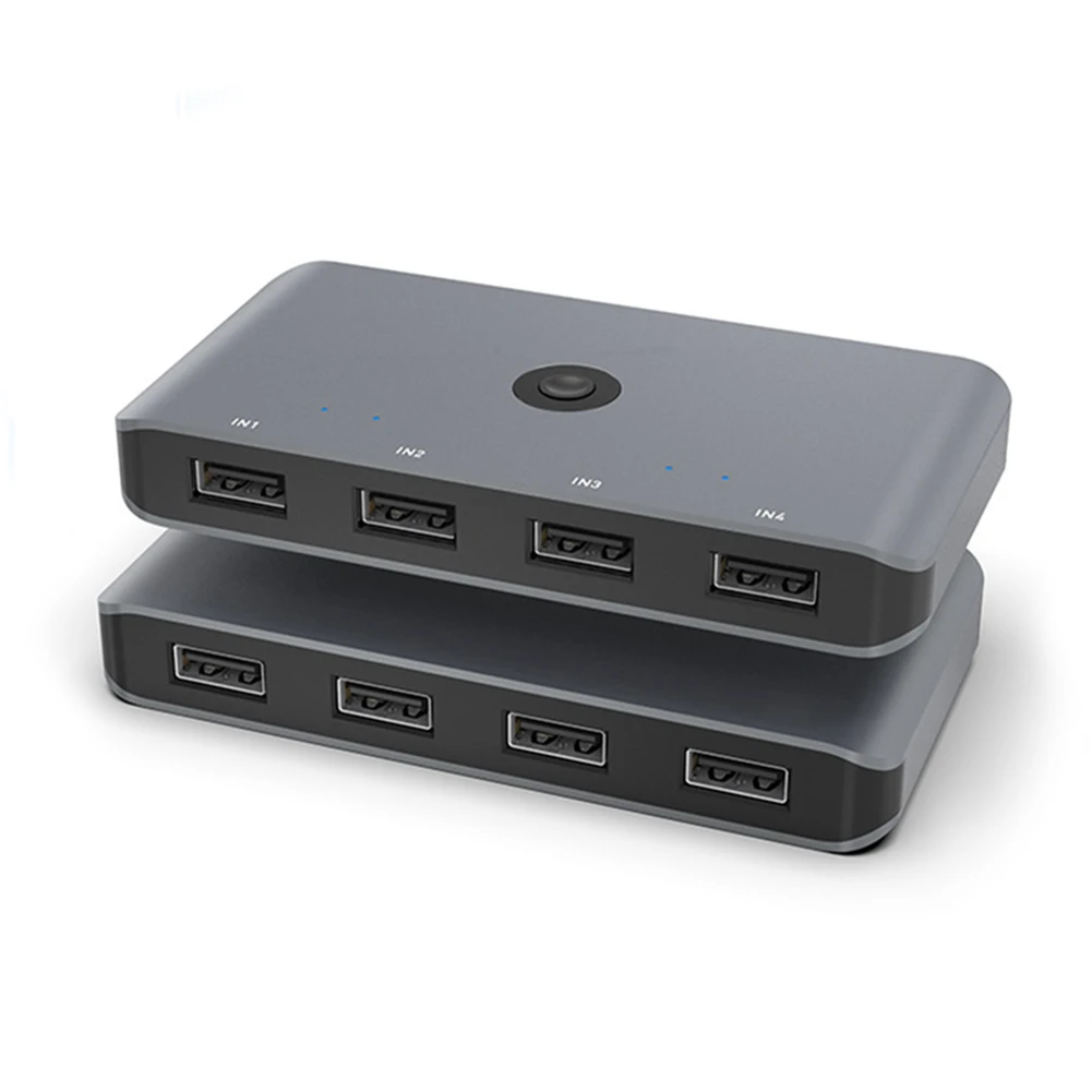 

4 Port Sharing 4 Devices KVM Switch Splitter USB 3.0 2.0 Switcher USB KVM Switch Splitter Switcher Keyboard Mouse