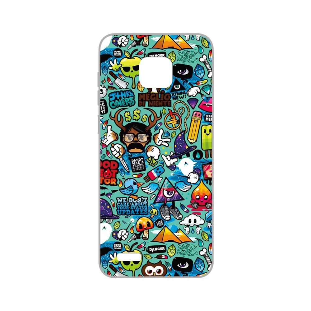 14 GUCOON Silicone Cover for Ulefone Note 7 S11 6.1inch Case Soft TPU Protective Phone Case Cartoon Wolf Flower Cat Bumper Shell - Цвет: 14