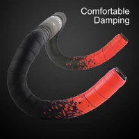 2pcs skidproof breathable road bike bicycle handlebar tape cycling handle belt cork wrap with bar plugs