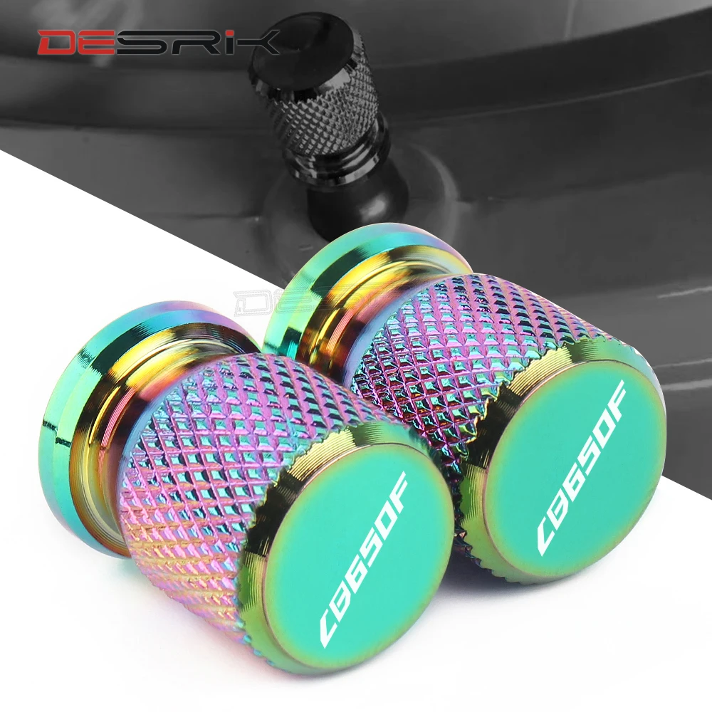 Новинка цветные аксессуары для мотоциклов алюминиевые яркие колпачки клапанов