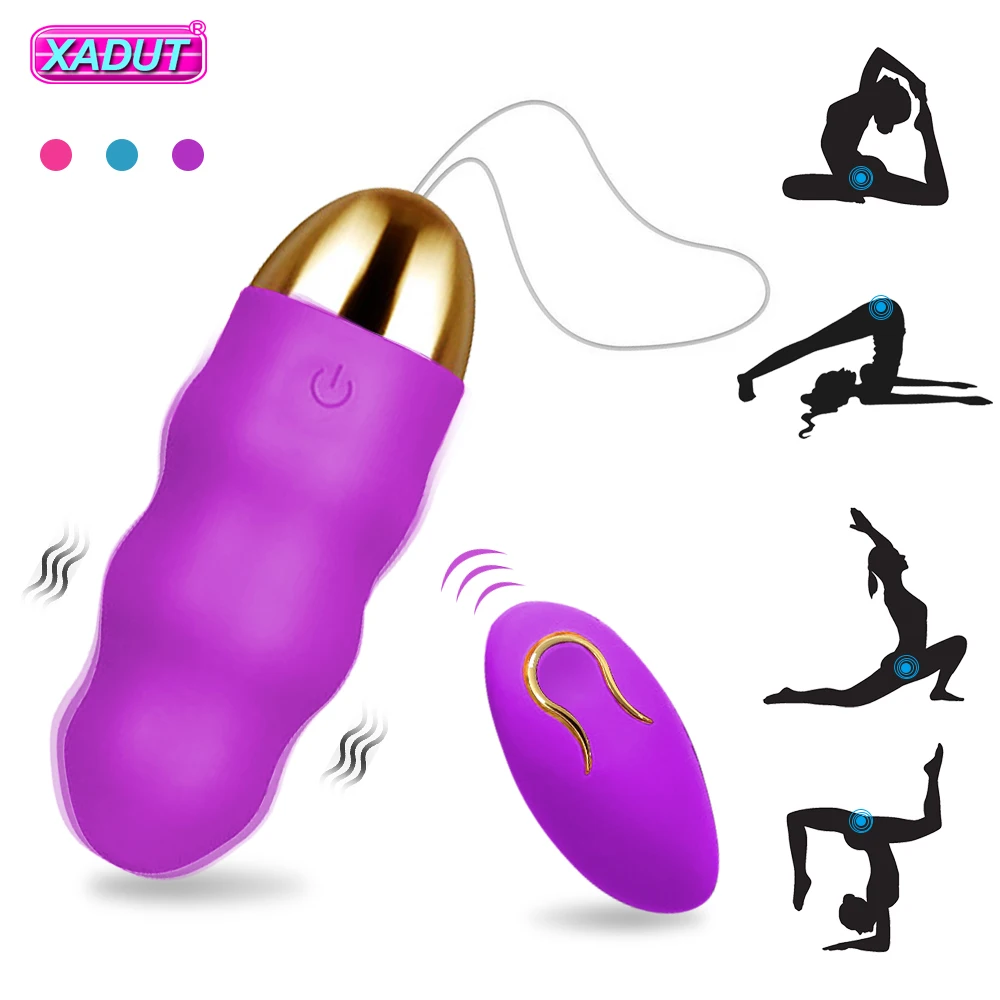 Беспроводной Вибратор в форме яйца вагинальный шарик для женщин носимый