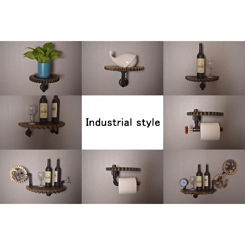 Настенная полка в стиле ретро настенная американском перегородка Декор для дома