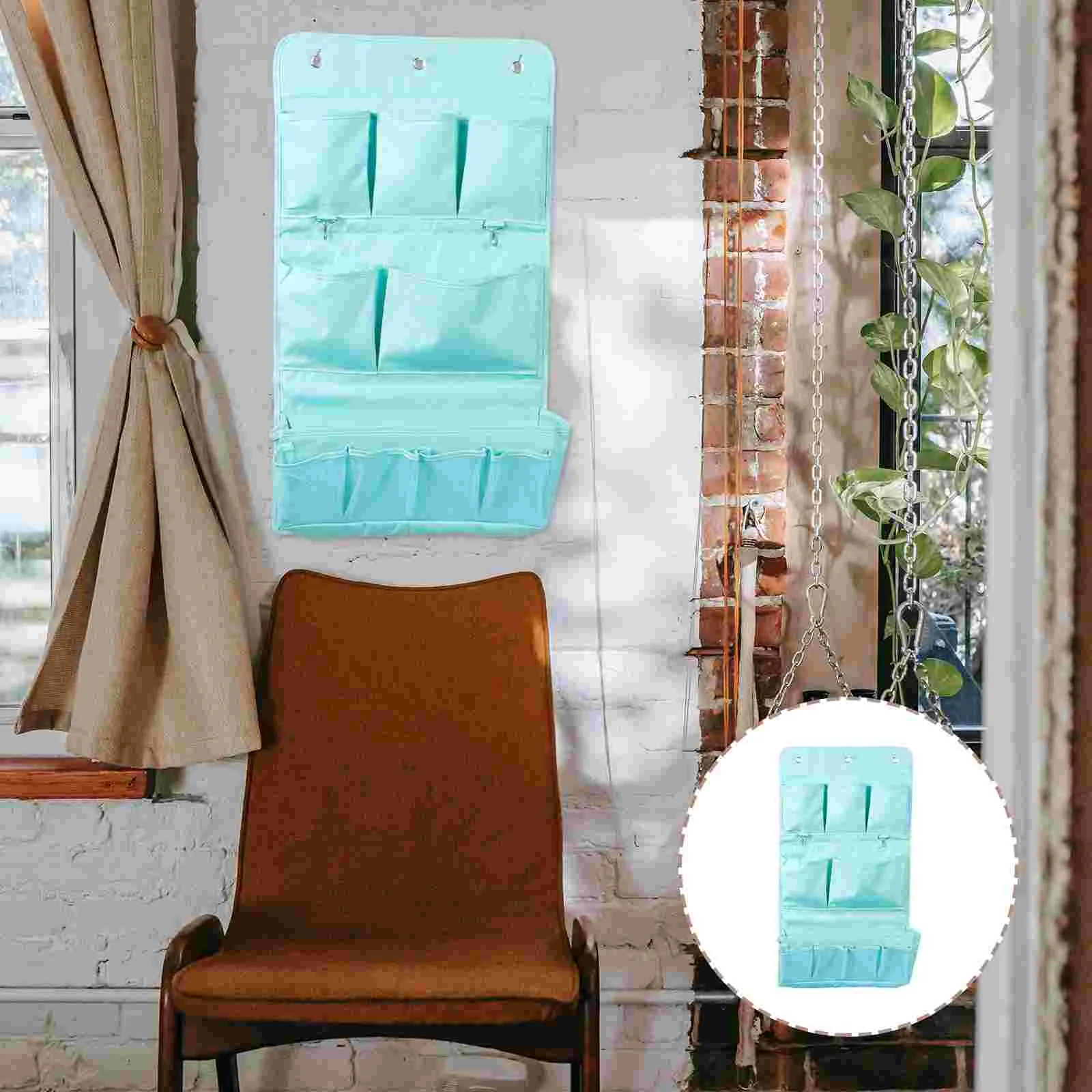 

1 шт. настенная сумка для хранения, сумка для хранения из ткани Оксфорд, трехслойная подвесная сумка