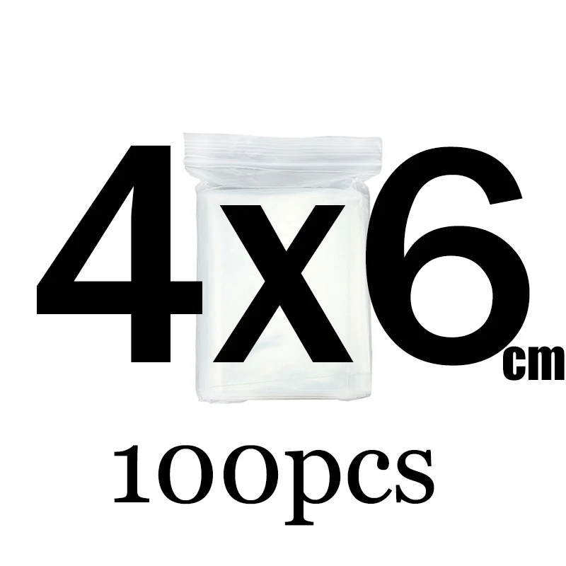 

Пластиковые прозрачные пакеты с молнией Caoom