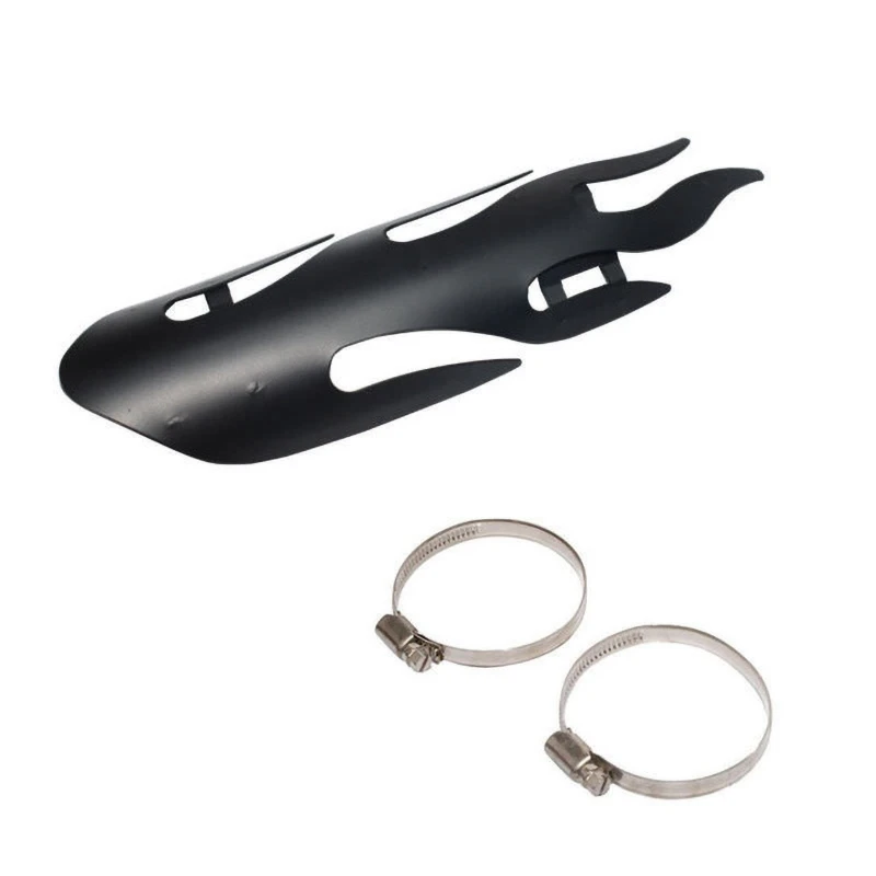 

Universal Motorcycle Exhaust Muffler Pipe Heat Shield Guard Covers Protection for Cruiser Prince