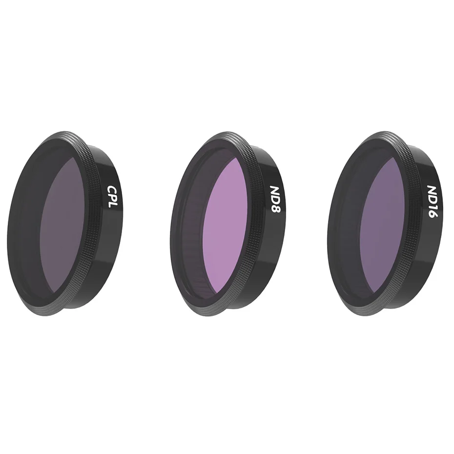 CPL ND 8 16 Для DJI Osmo фильтр для экшн-камеры UV/CPL/ND 8 16 32 64/натуральный Ночной объектив Фильтры комплект для Osmo аксессуары для действий быстрая установка - Цвет: CPL ND 8 16