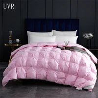 uvr luxury autumn and winter quilt 100 cotton quilt core white goose duck down quilt quilt down quilt comfortable bedding