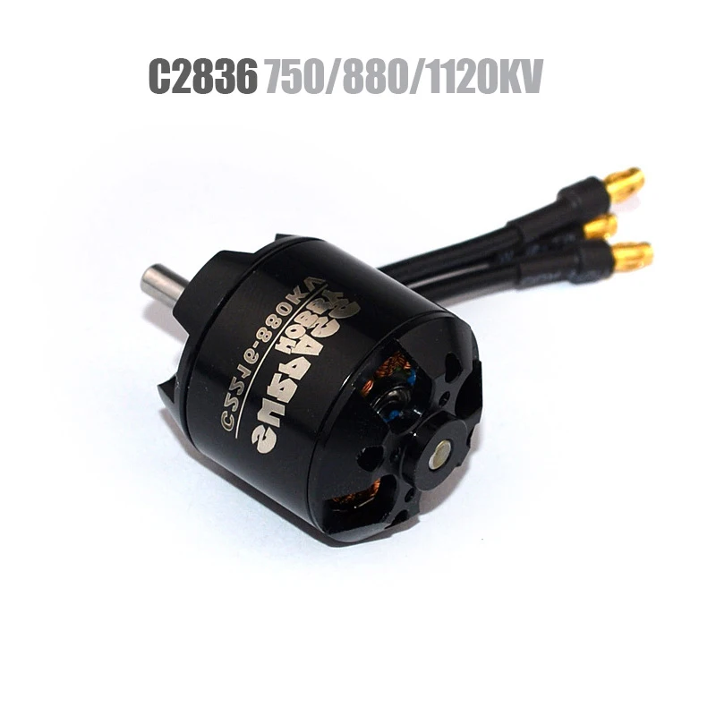 SURPASS HOBBY 2216 C2836 750KV/880KV/1120KV 4 мм вал бесщеточный двигатель для RC самолета