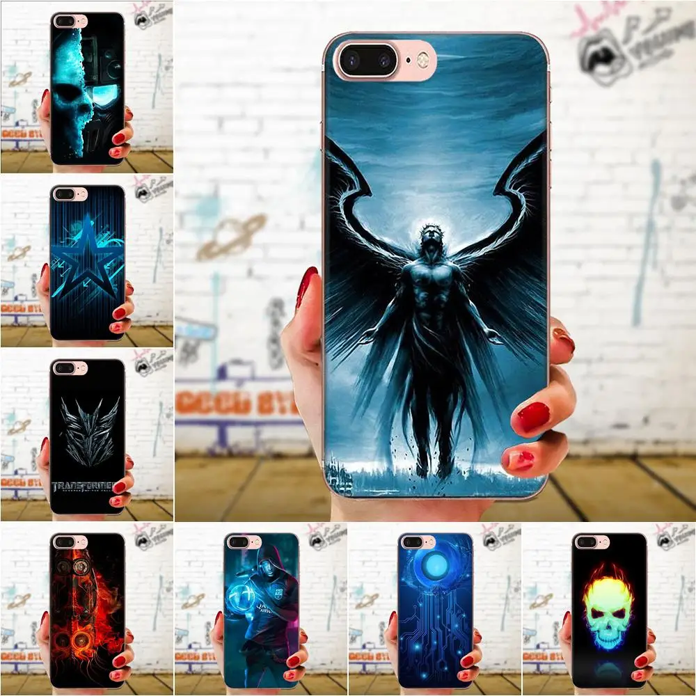 Классные цветные Настенные обои мягкие чехлы из ТПУ для телефонов huawei Honor mate 7 7A 8 9