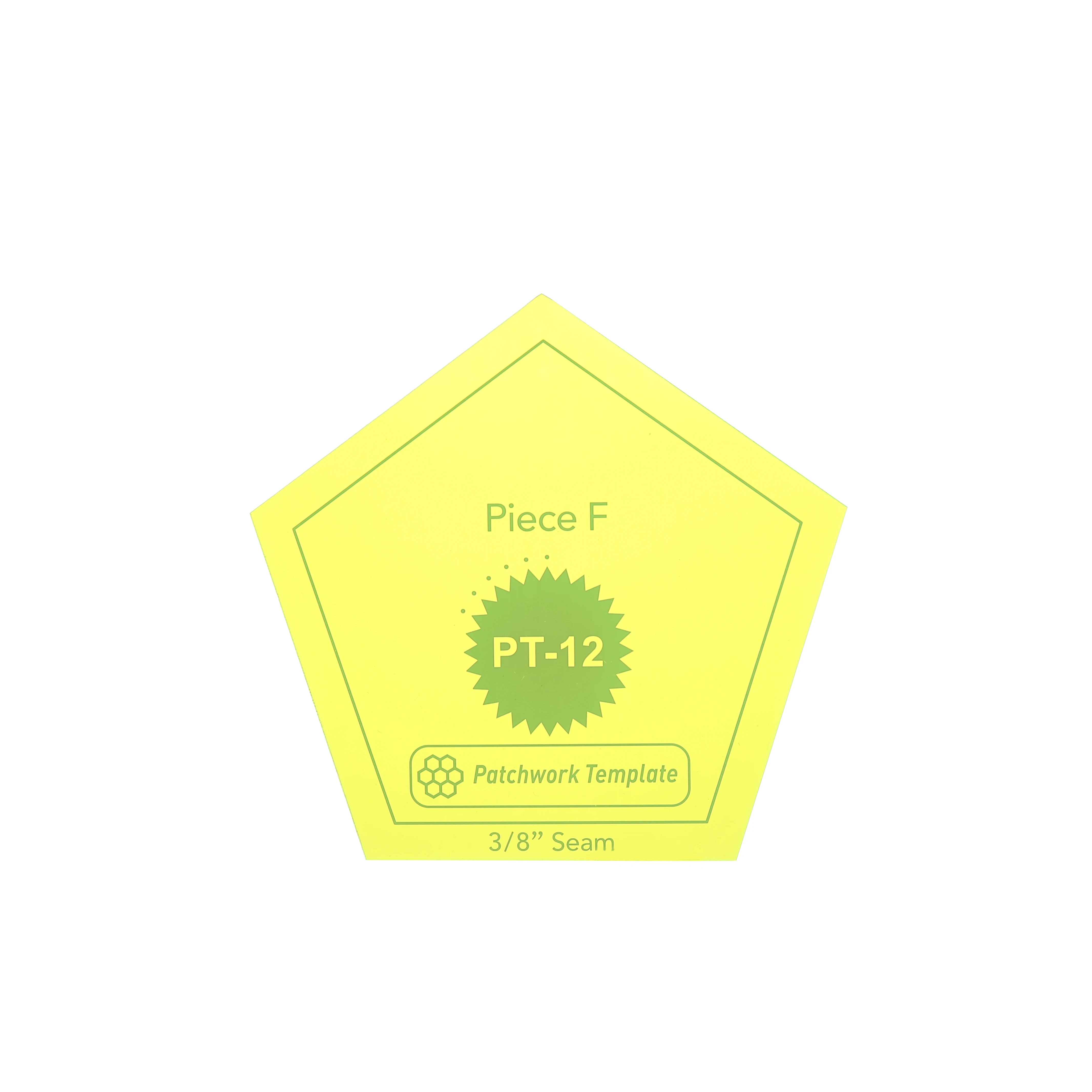 sewing ruler patchwork template for sewing machines 3/8' seam allowance 1 set = 12pcs# PT-12