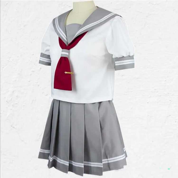 Аниме Love Live Sunshine Косплей Aqours Takami Chika косплей костюм Сейлор Костюмы Школьная