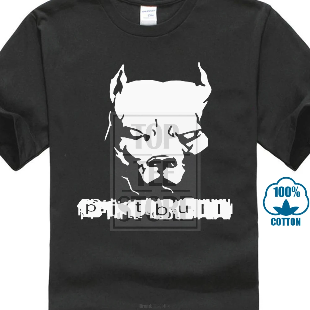 

New Pitbull American Pit Bull Spiked Dog Collar Mens T Shirt Size S 5Xl