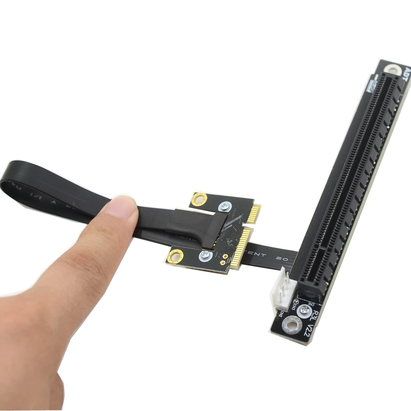 Переходник Mini PCI-e mPCIe WAN Wi-Fi на PCIe x16 PCI-E 16x ленточный кабель Gen3.0 Mini-PCIe pci e для