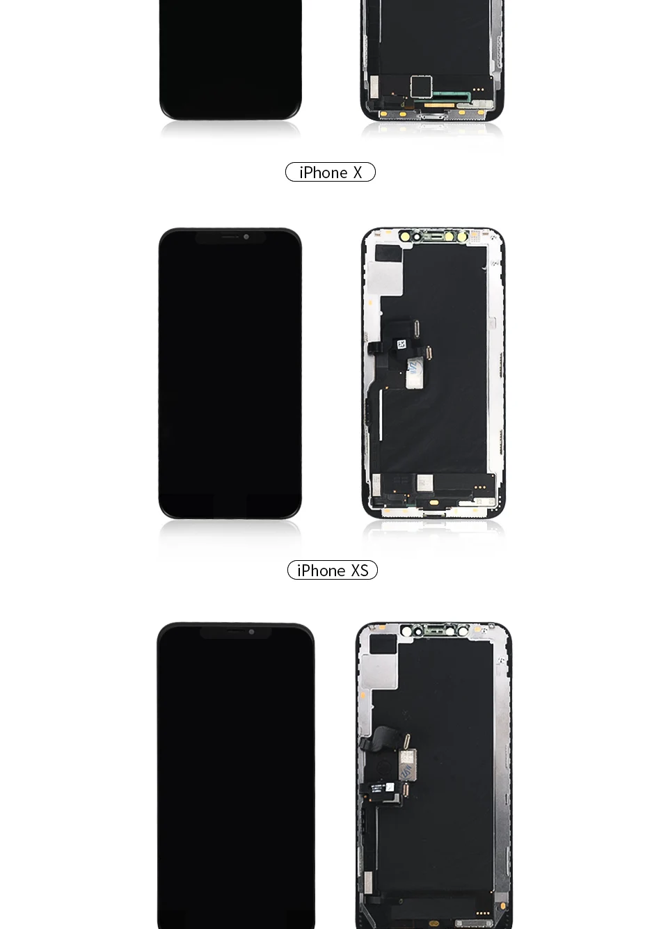 Протестированный ЖК-дисплей Pantalla для iPhone X lcd 10 XS экран ЖК-дисплей кодирующий преобразователь сенсорного экрана в сборе для iPhone XS Max XR OLED