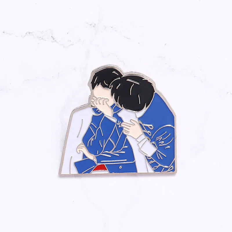 1 шт. любовь себя брошь Biling сердце Металлическая Булавка Kpop Bangtan GOT7 коллекция