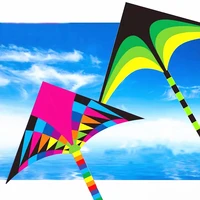 free shipping large delta kite for kids kite nylon toys flying kites rainbow kite line weifang eagle kite factory ikite reel