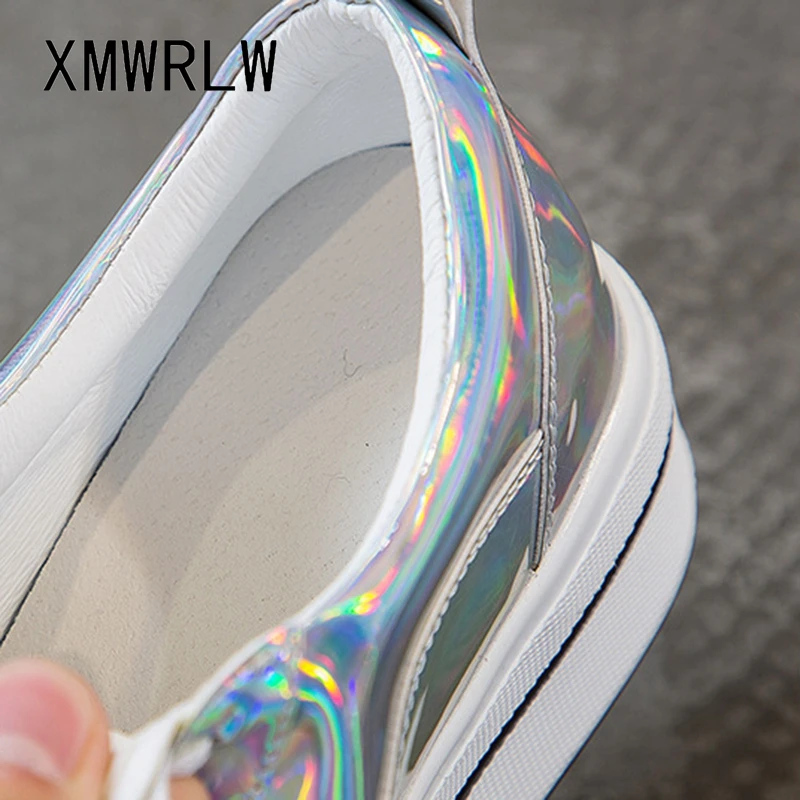 Женские кроссовки на плоской платформе XMWRLW сезон весна осень 2020 женские модные
