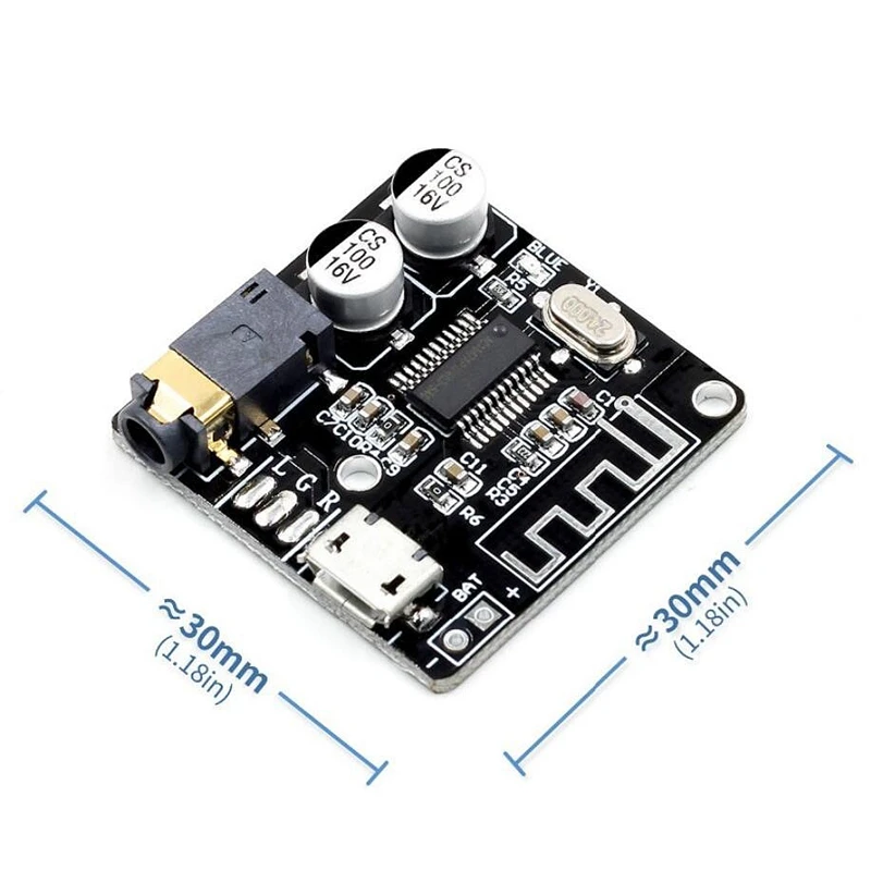 6 шт. детская плата Bluetooth 5 0 для аудиоресивера с зарядным устройством литиевой