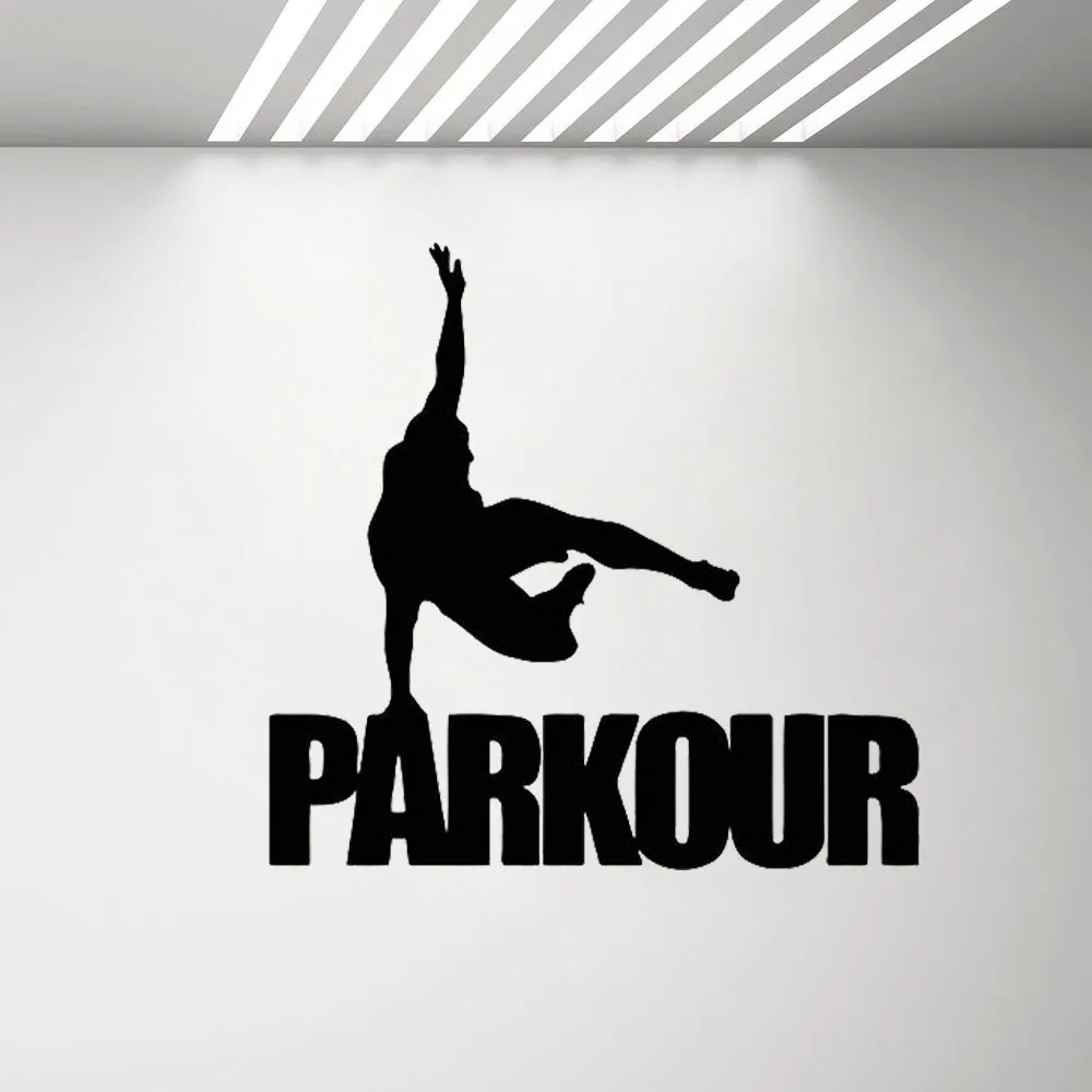 Паркур наклейка на стену для мальчиков декор комнаты уличный трекер Спортивная